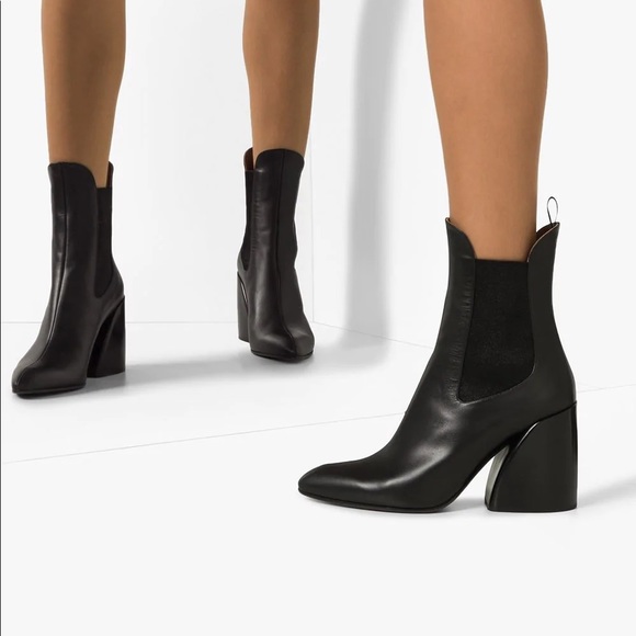 *RARE* Chloe wave boot in black leather - Picture 3 of 6